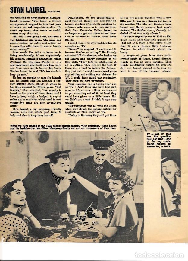 Cartoline: LAMINA 35312: Stan Laurel y Oliver Hardy en Our Relations - VVAA