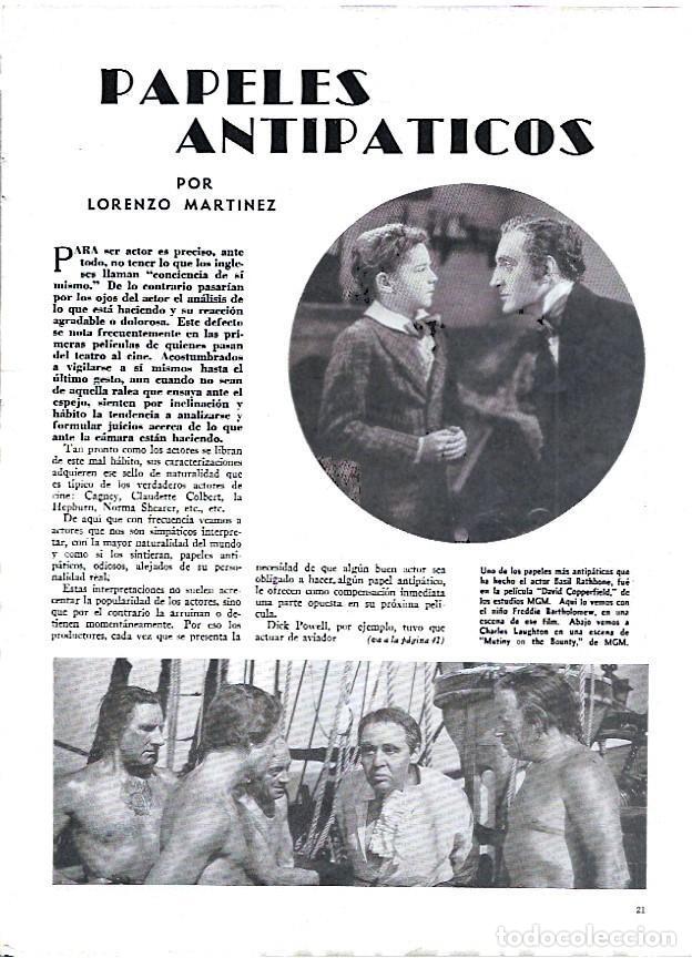 Postales: LAMINA 35144: Charles Laughton en una escena de Mutiny on the Bounty - VVAA