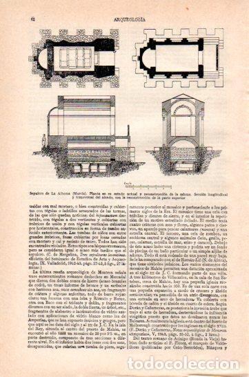 Postcards: LAMINA V47323: Sepulcro de La Alberca, Murcia - Varios