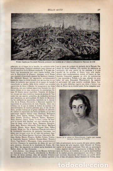 Postales: LAMINA V47338: Toledo por Benjamin Palencia - Varios