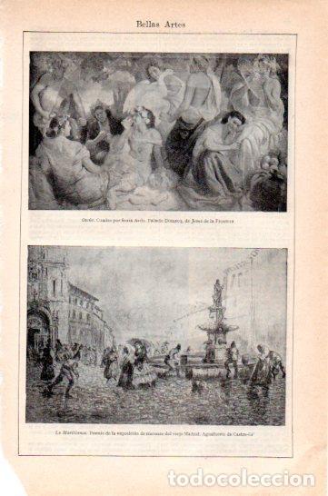 Postkarten: LAMINA V47336: Oto&ntilde;o por Soria Aedo y La Mariblanca por Castro Gil - Varios