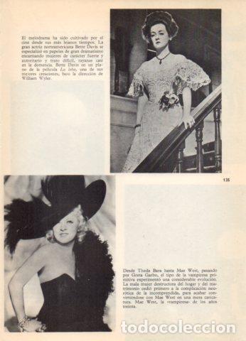 Postales: LAMINA V36527: Bette Davis en La loba y Mae West - Varios