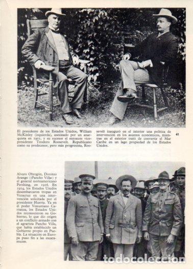 Postales: LAMINA V36376: William McKinley junto a Roosevelt y Pancho Villa - Varios