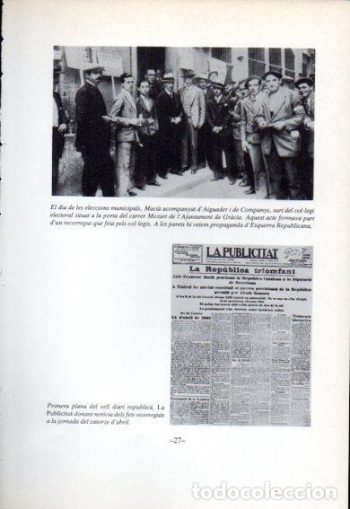 Postais: LAMINA V47767: Macia i Companys al col.legi electoral de Gracia, Barcelona - Jaume Sobreques i Calli