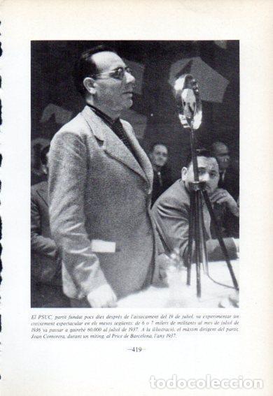 Postcards: LAMINA V47729: Joan Comorera miting al Price de Barcelona 1937 - Jaume Sobreques i Callico