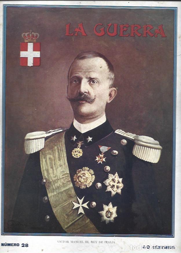 Postales: LAMINA 38829: Victor Manuel III, rey de Italia - Augusto Riera