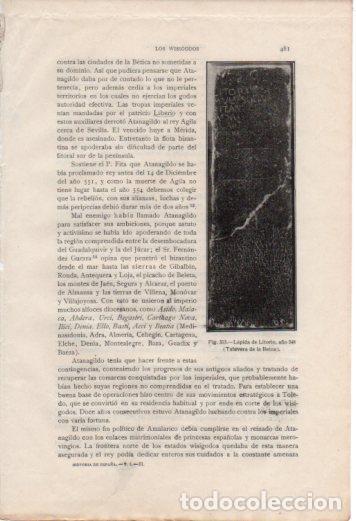 Cartoline: LAMINA V37084: Lapida de Litorio, Talavera de la Reina - Antonio Ballesteros y Beretta