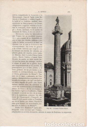 Postcards: LAMINA V37043: Columna Trajana, Roma - Antonio Ballesteros y Beretta