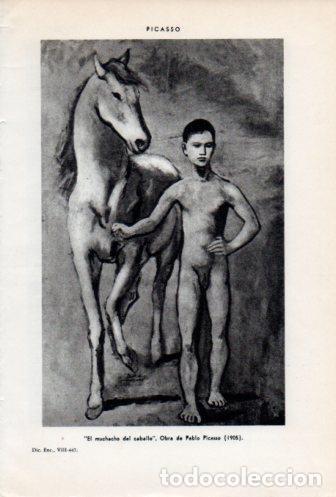 Postcards: LAMINA V36748: El muchacho del caballo por Picasso - Varios