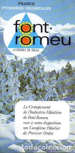 Postales: V48293: Folleto Font Romeu hoteles y restaurantes - NULL