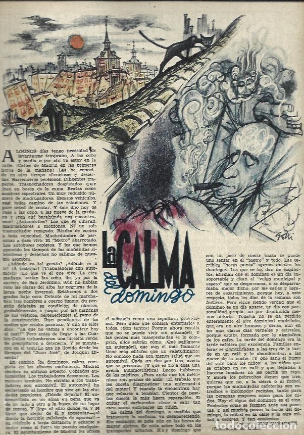 Postkarten: LAMINA 35704: Ilustracion La calma del domingo por Go&ntilde;i - VVAA