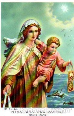 Postcards: V48215: Estampa religiosa Ntra. Sra. Del Carmen - NULL