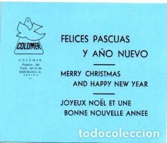 Postkarten: V48232: Felicitacion Navidad COLOMER en Barcelona - NULL