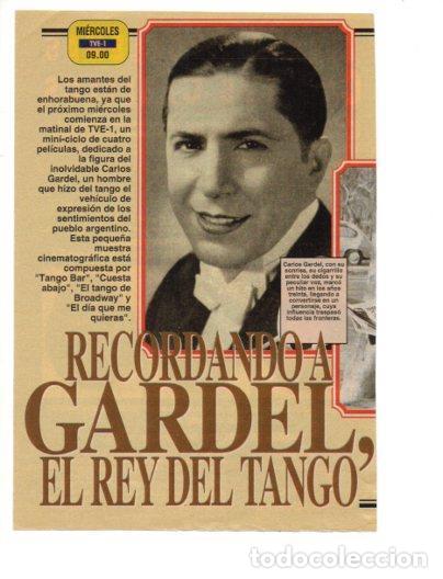 Postales: V48670: Carlos Gardel el rey del tango - NULL - Foto 1