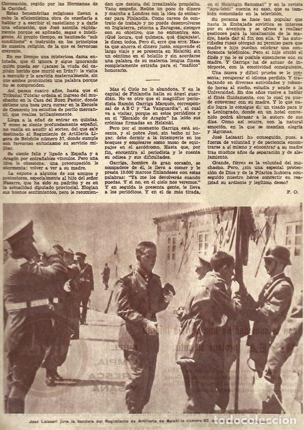 Postais: LAMINA 35794: Jose Laisaari jurando bandera en Zaragoza - VVAA