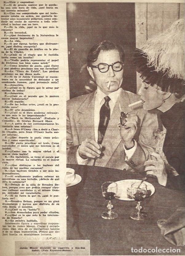 Postais: LAMINA 35805: James Mason con Zsa Zsa Gabor - VVAA