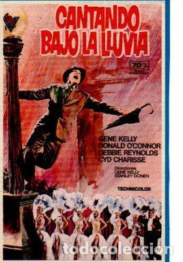 Postales: V48631: Cantando bajo la lluvia recorte cartel pelicula - NULL