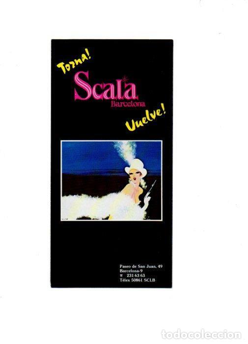 Postais: V49132: Scala Barcelona sala de fiestas triptico publicitario - NULL