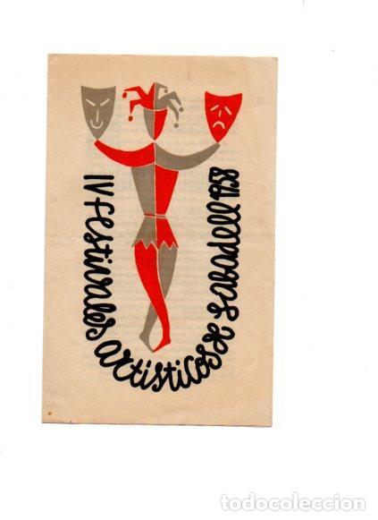 Cartoline: V49054: Programa IV Festivales Artisticos Sabadell 1958 - NULL