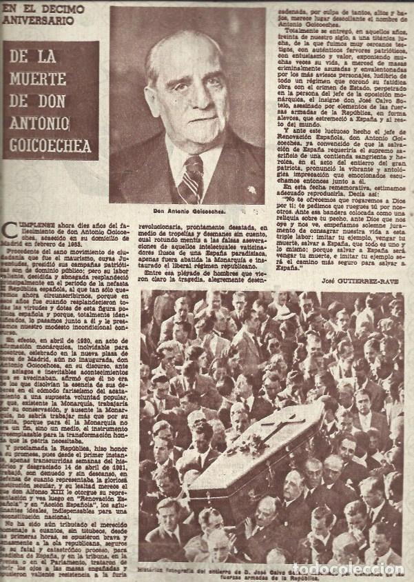 Cartoline: LAMINA 35464: Muerte de Antonio Goicoechea - VVAA