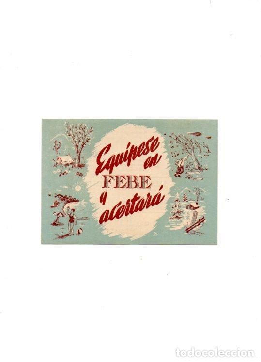 Cartoline: V49101: Diptico publicidad Deportes Febe Barcelona - NULL