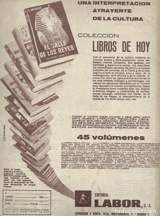 Postales: LAMINA 35405: Publicidad de Editorial Labor - VVAA
