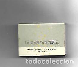 Cartoline: CAJA DE CERILLAS 173: La Xampanyeria. Barcelona - NULL