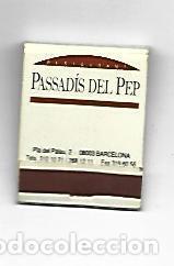 Postais: CAJA DE CERILLAS 130: Restaurante Passadis del Pep. Barcelona - NULL
