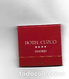 Postkarten: CAJA DE CERILLAS 229: Madrid. Hotel Cuzco - NULL