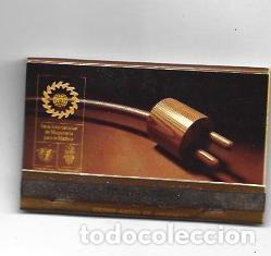 Postais: CAJA DE CERILLAS 33: 15 Feria Internacional de Maquinaria para la madera. Valencia - NULL