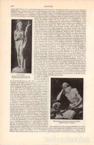 Postales: LAMINA V37428: San Jeronimo por A. Pereda y Salgado - Varios