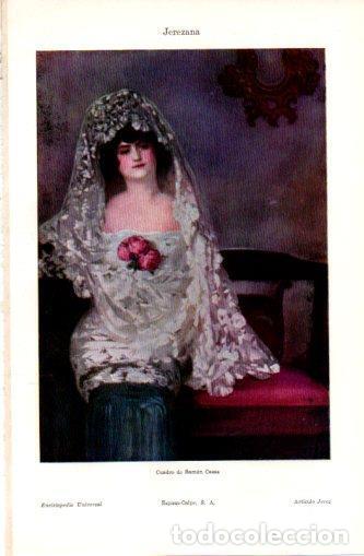Postales: LAMINA V37418: Jerezana por Ramon Casas - Varios
