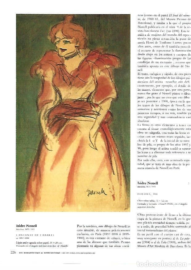 Cartoline: LAMINA 39028: Cantante de cabaret, por Isidre Nonell - VVAA