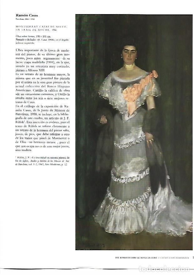 Cartoline: LAMINA 39008: Montserrat Casas de Nieto en traje de noche, por Ramon Casas - VVAA