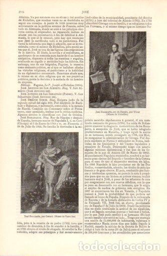 Postais: LAMINA V37472: Jose Bonaparte por Wicar y por Gerard - Varios