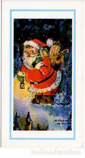 Postais: V49496: Felicitacion navide&ntilde;a Papa Noel n&ordm; 112.38 - NULL