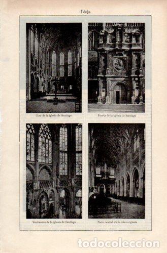Postales: LAMINA V37923: Interior iglesia de Santiago en Lieja - Varios