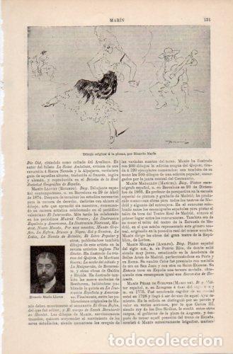 Cartes Postales: LAMINA V38084: Dibujo por Ricardo Marin - Varios