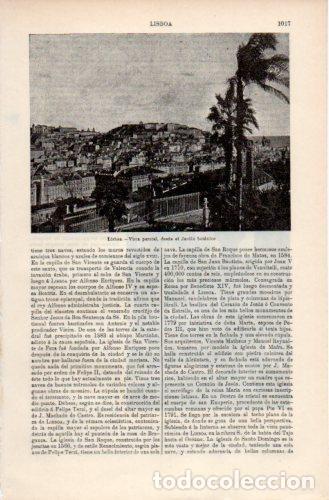 Cartoline: LAMINA V37993: Vista de Lisboa desde el Jardin Botanico - Varios