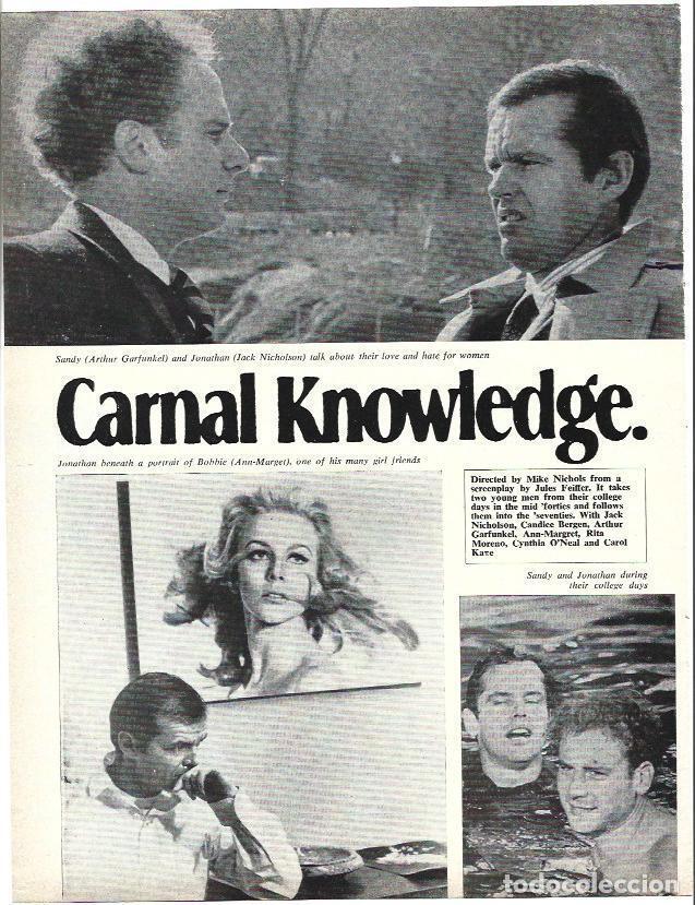 Cartoline: LAMINA 39499: Jack Nicholson en Carnal Knowledge - VVAA