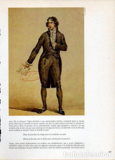 Postcards: LAMINA V38295: Dise&ntilde;o de traje de Chatterton por A. de Vigny - Martin de Riquer