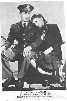 Postais: LAMINA 40121: Ginger Rogers en The Major and the Minor - NULL