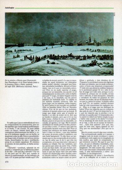 Cartes Postales: LAMINA V38339: El rio Neva helado frente a la fortaleza Pedro y Pablo grabado siglo XIX - Martin de