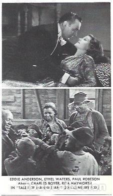 Postales: LAMINA 40092: Rita Hayworth en Tales of Manhattan - NULL