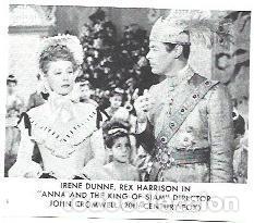 Postais: LAMINA 39977: Irene Dunne en Anna and the King of Siam - NULL
