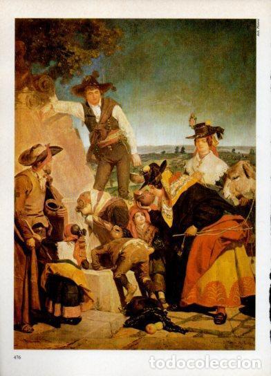 Postales: LAMINA V38341: La fuente de la ermita por V. Becquer - Martin de Riquer