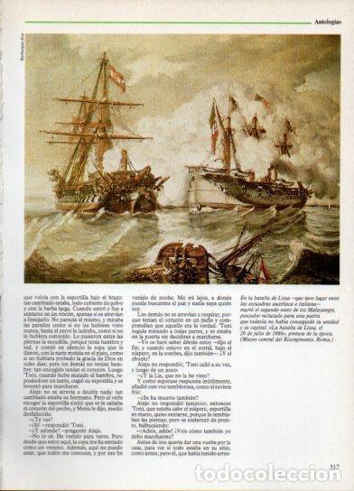 Cartoline: LAMINA V38351: La batalla de Lissa el 20 de julio de 1886 pintura de la epoca - Martin de Riquer
