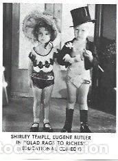 Postales: LAMINA 40019: Shirley Temple en Gald Rags to riches - NULL