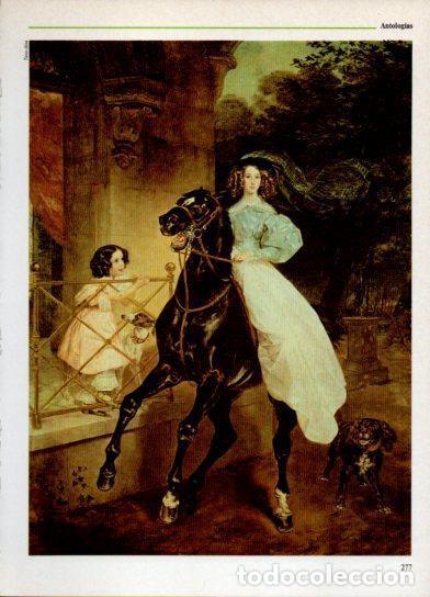 Cartoline: LAMINA V38309: La amazona por K. P. Briullov - Martin de Riquer