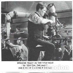 Cartoline: LAMINA 40014: Spencer Tracy en Edison, the man - NULL